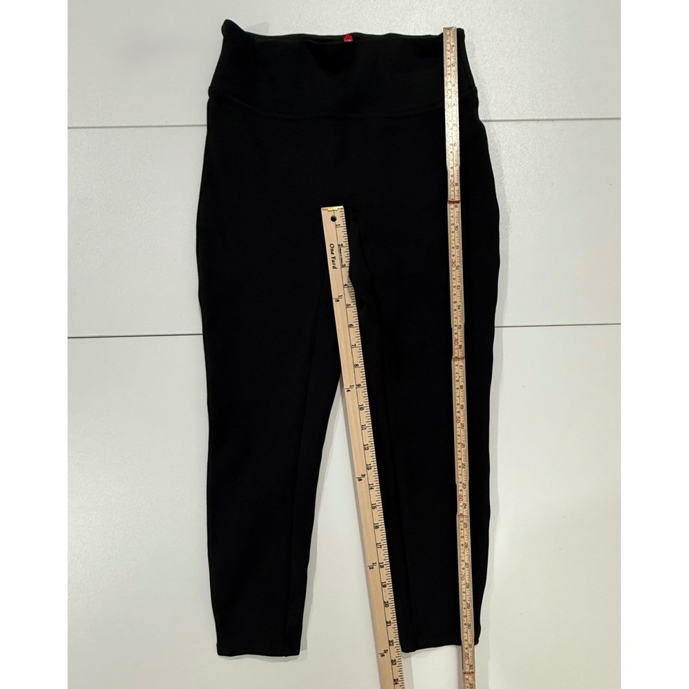 Spanx Leggings Black Ponte Perfect Ankle Pants Womens Size Small Petite (222) - Picture 8 of 8